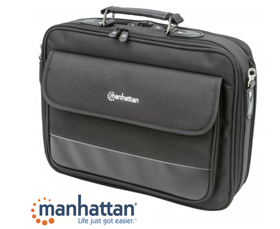 Maletin para portatil 17" Manhattan Mod.empire 421560 Negro 
