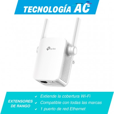 Expansor de Rango Dual Band TP-LINK RE205, 2, 433 Mbit/s