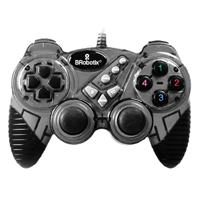 *Control para Juegos Rumblepad BROBOTIX 751899G, Gamepad, PC, 10 botones, Alámbrico