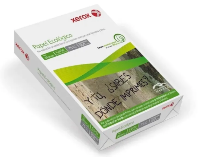 Papel Ecologico Bond carta Xerox 003M02010 500Hojas