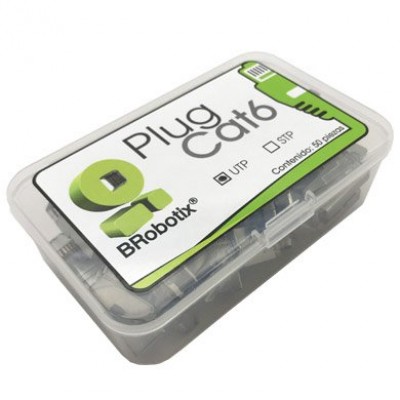 Plug RJ45 Categoria 6 Brobotix caja con 50pz.