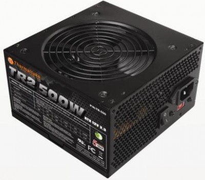 Fuente de poder THERMALTAKE TR2 , 500 W, 115 - 230 V, 50 - 60 Hz, PC, Negro