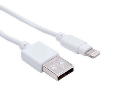 Cable USB a Lighthing blanco,1mt. OVALTECH OVCAB-L001
