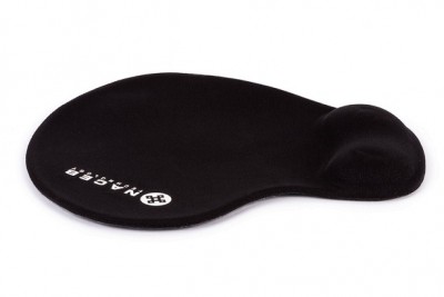 Mouse Pad con soporte de Gel Naceb NA-549NE Negro