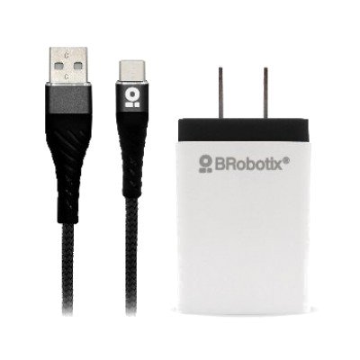 Cargador con cable USB Tipo C, carga rapida Brobotix 963325