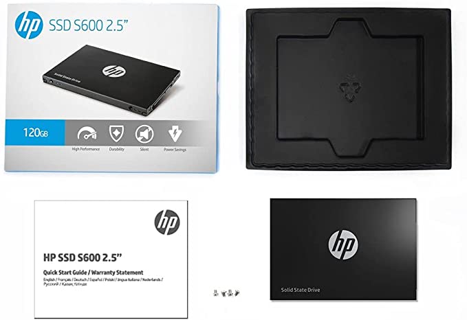 Disco Duro de estado Solido 120GB HP S650, SATA 3, 2.5 pulgadas