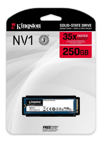 SSD SNVS M.2 Kingston Technology SNVS/250G , 250 GB
