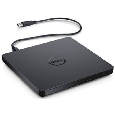 Unidad de DVD Externo DELL Unidad/Quemador, Negro, USB 2.0, DVD±RW