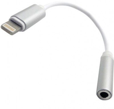 Cable Lightning a Audio BROBOTIX 170101, Color blanco, Apple, Cable Lightning