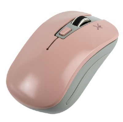 Mouse Inalámbrico PERFECT CHOICE Essentials, Rosa, Inalámbrico, 800/1200/1600 DPI