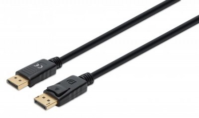 Cable DisplayPort 8K MANHATTAN 355575, 2 m, Negro, Macho/Macho