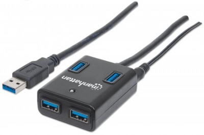 Hub USB 3.0 de Supervelocidad incluye fuente AC