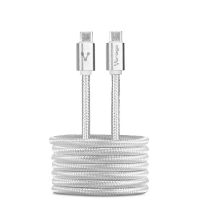 Cable VORAGO CAB-124-WH, USB C, USB C, Macho/Macho, 1 m, Blanco