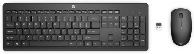 Teclado y Mouse Inalámbrico HP HP 235 1Y4D0AA#ABM Negro 1600 dpi, Puerto USB-A, Garantía 1 año