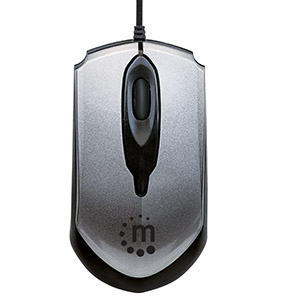 MOUSE OPTICO USB EDGE ALAMBRICO GRIS 179423