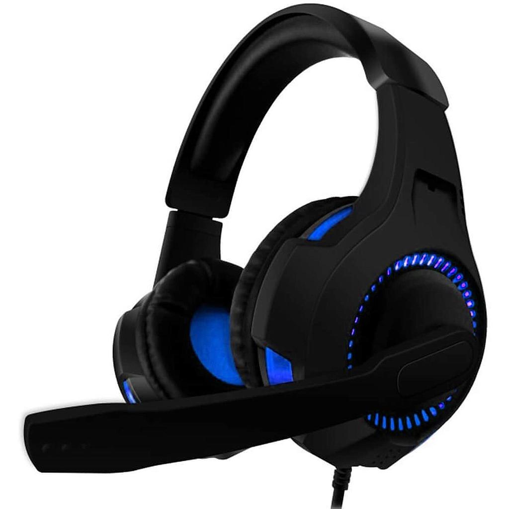 Audifonos Gaming Naceb Azul/Negro NA-0304A/