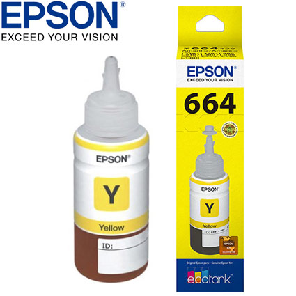 Refill de Tinta Epson T664420 amarillo 70ml 