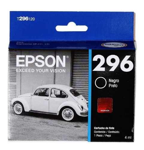 *Cartucho Epson 296 (T296120) negro