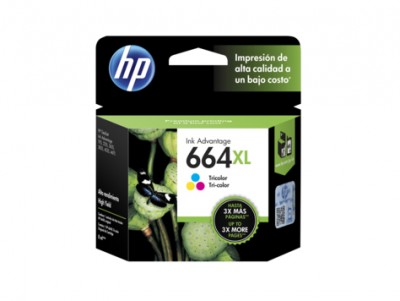 Cartucho HP 664XL Color (f6v30al) 