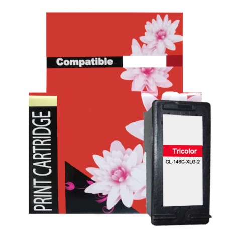 Cartucho de tinta CL-146XL tricolor remanufacturado generación 2 alto rendimiento