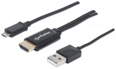 Cable MHL de micro usb a HDMI Manhattan 
