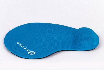 Mouse Pad con soporte de Gel NA-549AZ Azul cielo 