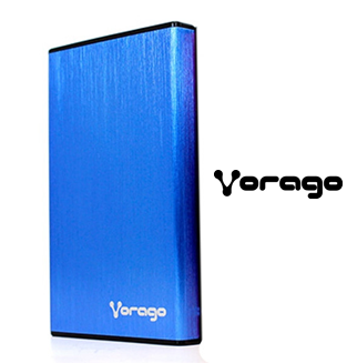 Gabinete Disco duro 2.5" Vorago 201 USB3.0 azul rey 