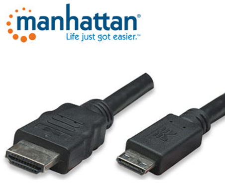 Cable de video HDMI Mini-HDMI 1.8 Manhattan 304955 