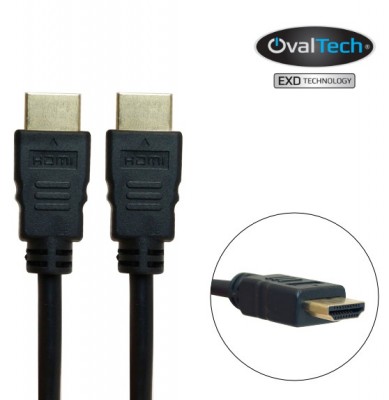 Cable HDMI macho/macho 2 mts Ovaltech OVHDMI2M 