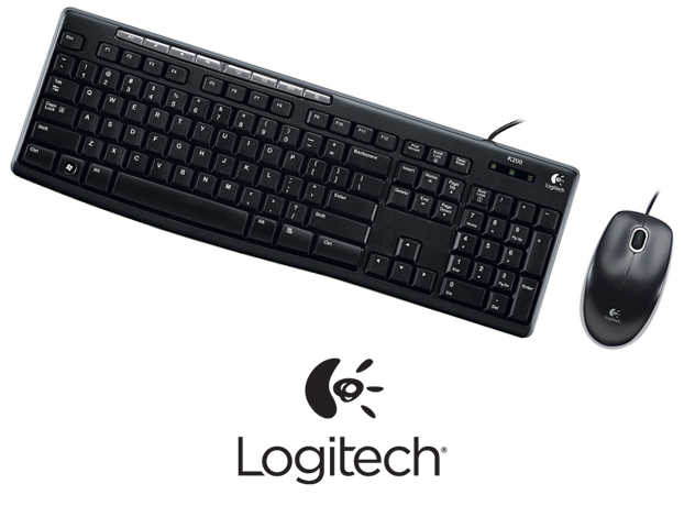 kit de Teclado y mouse Logitech MK200 