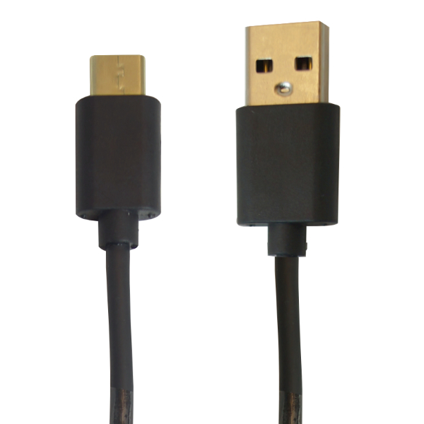 Cable USB tipo C Ovalatech ovcab-C002 negro 1MT. 