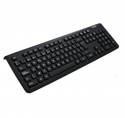 Teclado ACTECK K500, USB, QWERTY, Negro, Universal, Inalámbr