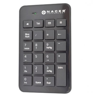 TECLADO NUMERICO ALAMBRICO NACEB NA-0104