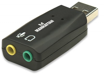 *Tarjeta de Sonido USB Manhattan 150859