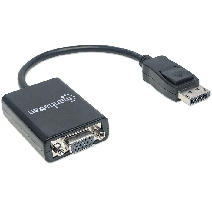 Adaptador Displayport M a VGA H MANHATTAN 