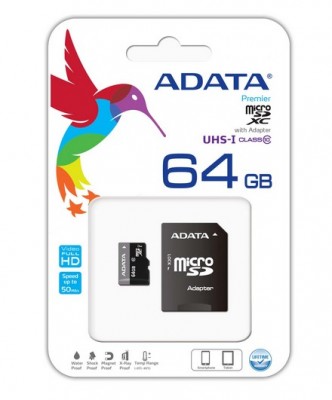Memoria Micro SDXC 64GB adata clase 10 