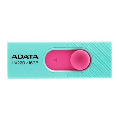 Memoria Usb 16GB adata uv220 verde/rosa 