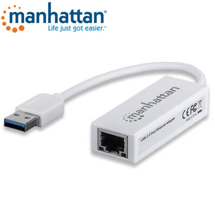 Adaptador usb 2.0 a Fast Ethernet Manhattan Modelo 506731