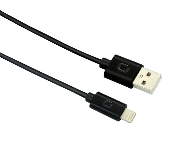 KIT Cargador USB con cable lightning Mobifree MB-914192, Pared, Negro