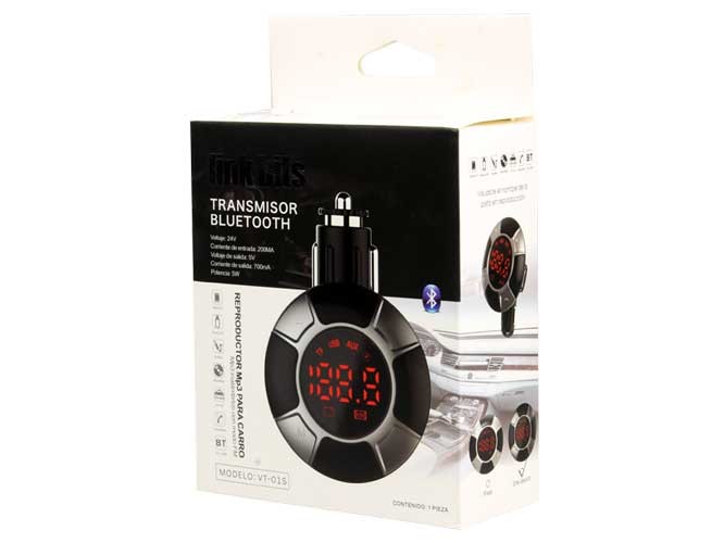Transmisor bluetooth de auto Link Bits VT-015 TR-017BCP, 