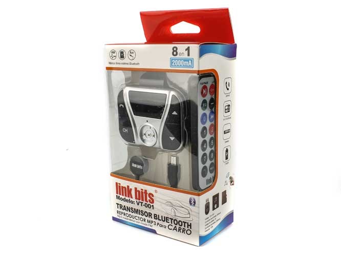Transmisor Bluetooth de auto Link Bits VT-001 Ref. TR-003BM 
