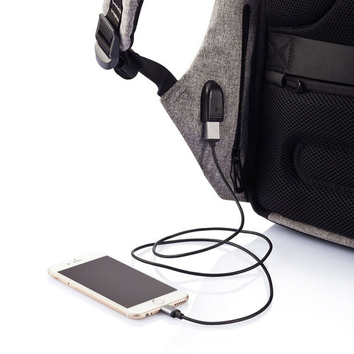 Mochila Laptop Antirrobo Techzone TZL8LBP02 Gris   