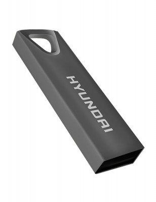 Memoria USB HYUNDAI U2BK/32GASG, Gris, 32 GB, USB 2.0, 10 MB/s, 3 MB/s