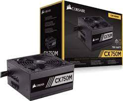 Fuente de poder Corsair 750watts CX750M Reacondicionada