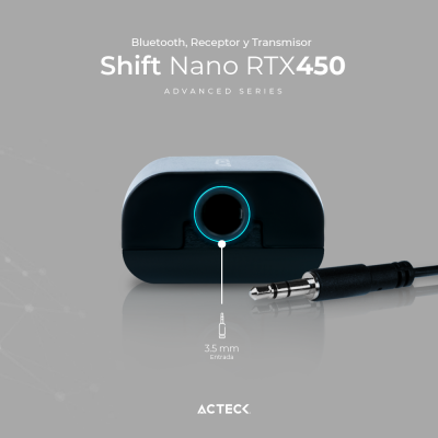 Adaptador USB A/Bluetooth Shift Nano RTX450 Acteck